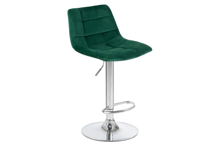 Набор 2 шт Стул барный DOBRIN TAILOR, зеленый велюр (MJ9-88)-1