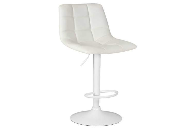 Стул барный DOBRIN TAILOR WHITE, белый PU