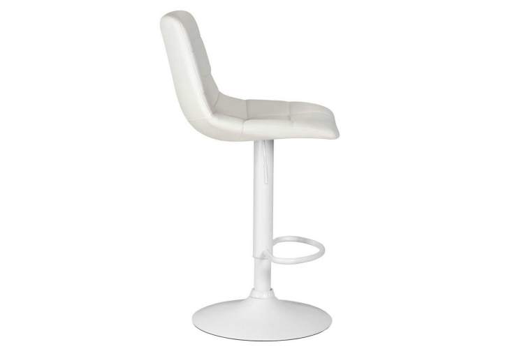 Стул барный DOBRIN TAILOR WHITE, белый PU-2