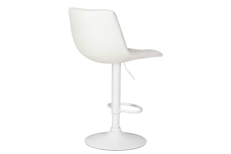Стул барный DOBRIN TAILOR WHITE, белый PU-3