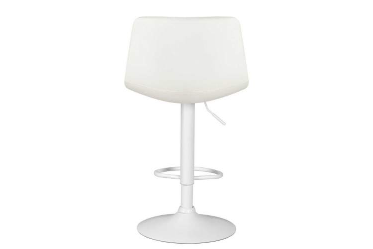 Стул барный DOBRIN TAILOR WHITE, белый PU-4