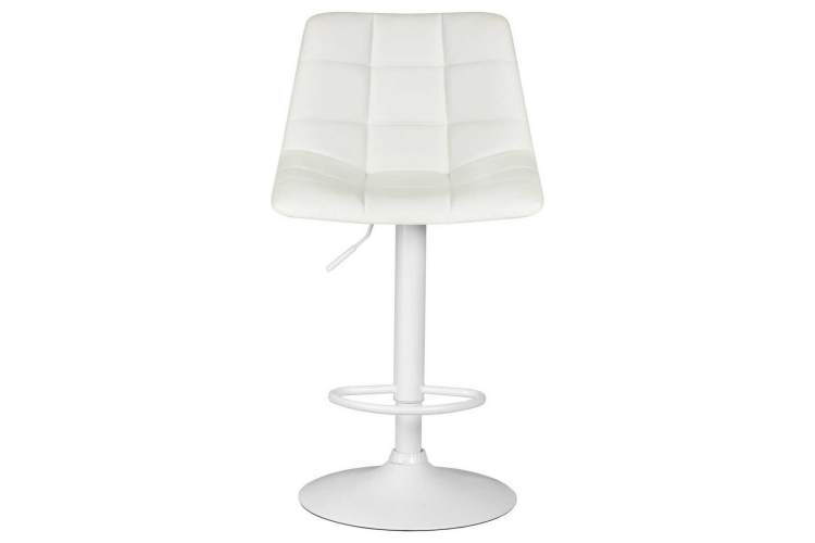 Стул барный DOBRIN TAILOR WHITE, белый PU-5