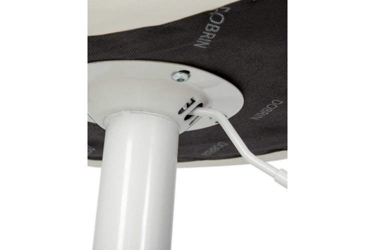 Стул барный DOBRIN TAILOR WHITE, белый PU-6