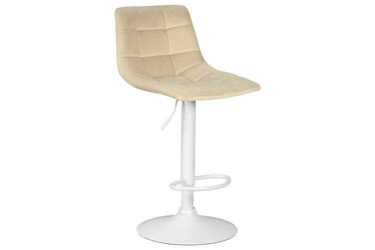 Набор 2 шт Стул барный DOBRIN TAILOR WHITE, бежевый велюр (MJ9-10)-2