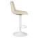 Набор 2 шт Стул барный DOBRIN TAILOR WHITE, бежевый велюр (MJ9-10)