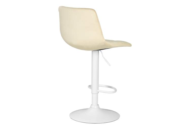 Набор 2 шт Стул барный DOBRIN TAILOR WHITE, бежевый велюр (MJ9-10)-4