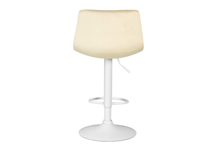 Набор 2 шт Стул барный DOBRIN TAILOR WHITE, бежевый велюр (MJ9-10)-5