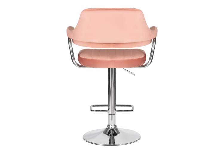 Набор 2 шт Стул барный DOBRIN CHARLY, пудрово-розовый велюр (MJ9-32)-5
