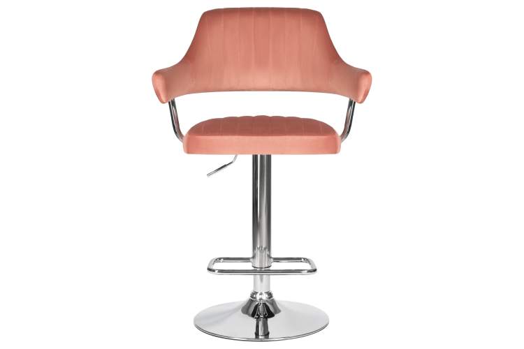 Набор 2 шт Стул барный DOBRIN CHARLY, пудрово-розовый велюр (MJ9-32)-6