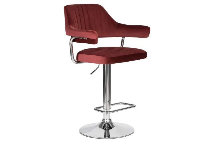 Набор 2 шт Стул барный DOBRIN CHARLY, винный велюр (MJ9-35)-2