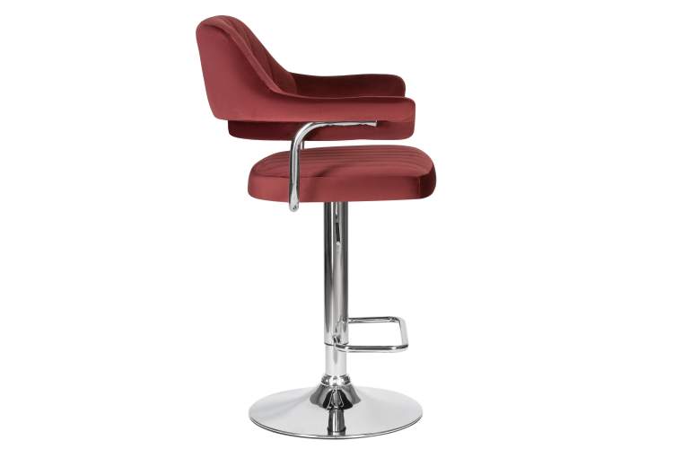 Набор 2 шт Стул барный DOBRIN CHARLY, винный велюр (MJ9-35)-3