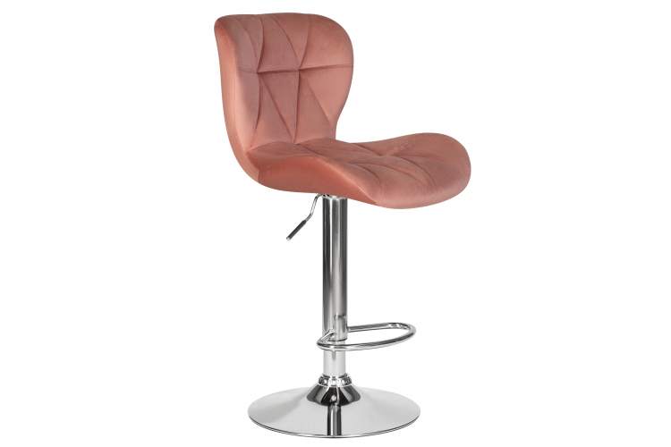 Набор 2 шт Стул барный DOBRIN BARNY, пудрово-розовый велюр (MJ9-32)-2