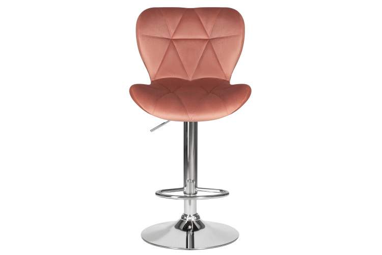 Набор 2 шт Стул барный DOBRIN BARNY, пудрово-розовый велюр (MJ9-32)-6