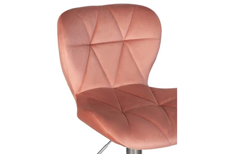Набор 2 шт Стул барный DOBRIN BARNY, пудрово-розовый велюр (MJ9-32)-7