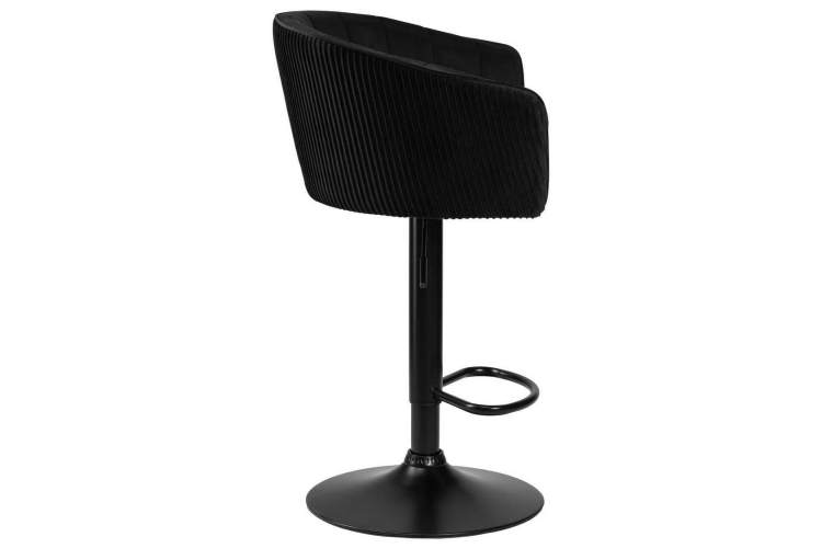 Стул барный DOBRIN DARCY BLACK, черный велюр (1922-21)-2