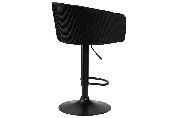 Стул барный DOBRIN DARCY BLACK, черный велюр (1922-21)-3