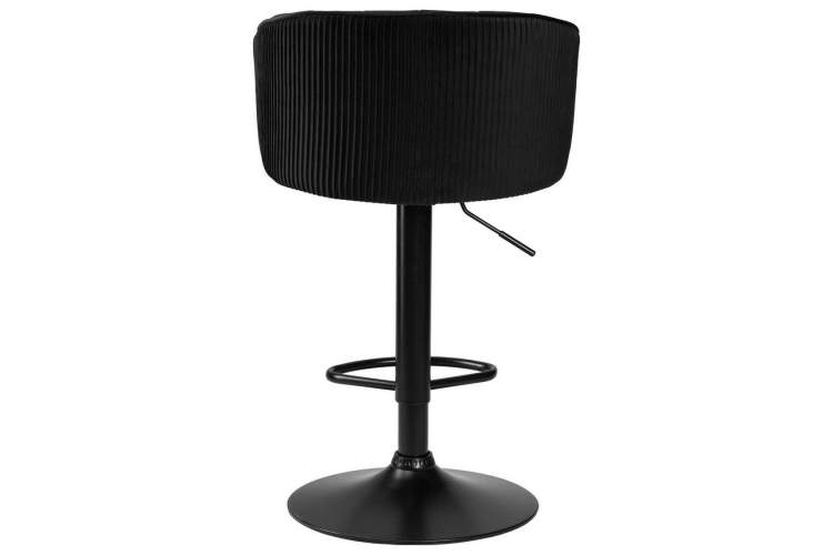 Стул барный DOBRIN DARCY BLACK, черный велюр (1922-21)-4