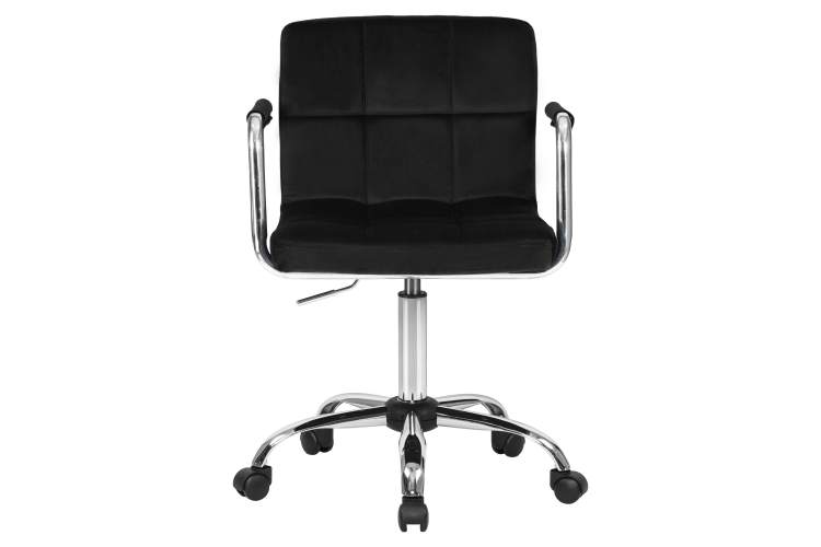 Набор 2 шт Офисное кресло для персонала DOBRIN TERRY, черный велюр (MJ9-101)-6