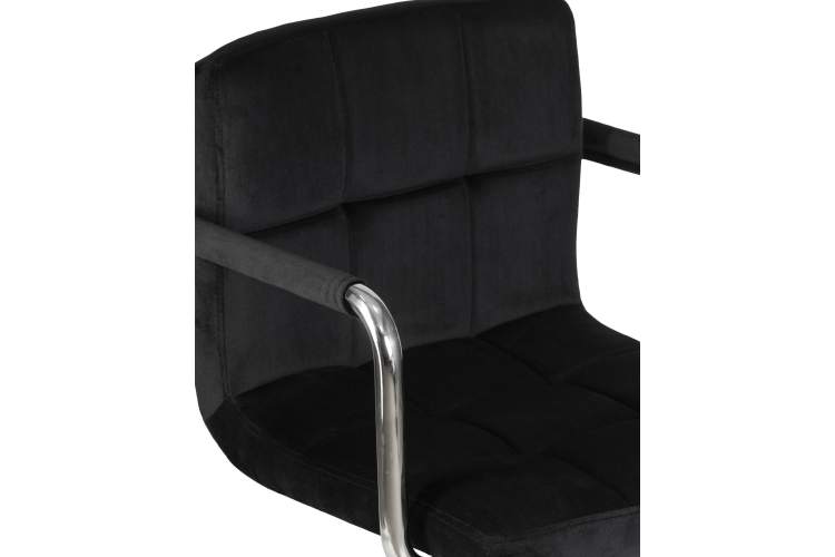 Набор 2 шт Офисное кресло для персонала DOBRIN TERRY, черный велюр (MJ9-101)-7