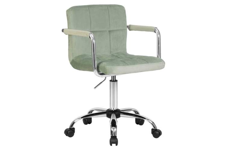 Офисное кресло для персонала DOBRIN TERRY, мятный велюр (MJ9-87)