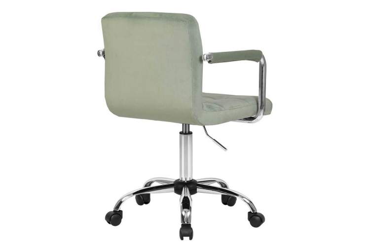 Офисное кресло для персонала DOBRIN TERRY, мятный велюр (MJ9-87)-3