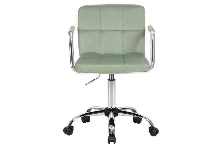 Офисное кресло для персонала DOBRIN TERRY, мятный велюр (MJ9-87)-5