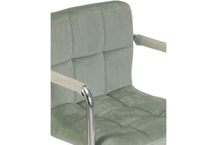 Офисное кресло для персонала DOBRIN TERRY, мятный велюр (MJ9-87)-6