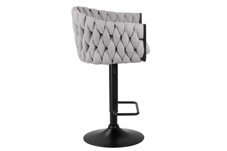 Стул барный DOBRIN LEON, серая ткань (LAR 275-17)-2