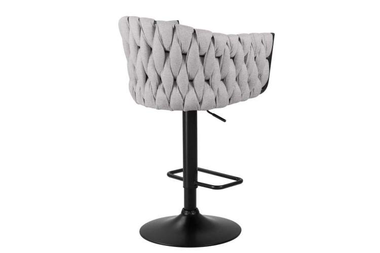 Стул барный DOBRIN LEON, серая ткань (LAR 275-17)-3