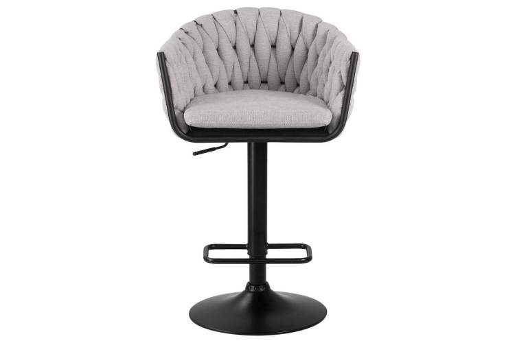 Стул барный DOBRIN LEON, серая ткань (LAR 275-17)-5