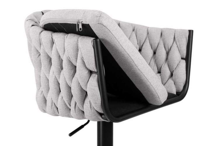 Стул барный DOBRIN LEON, серая ткань (LAR 275-17)-6