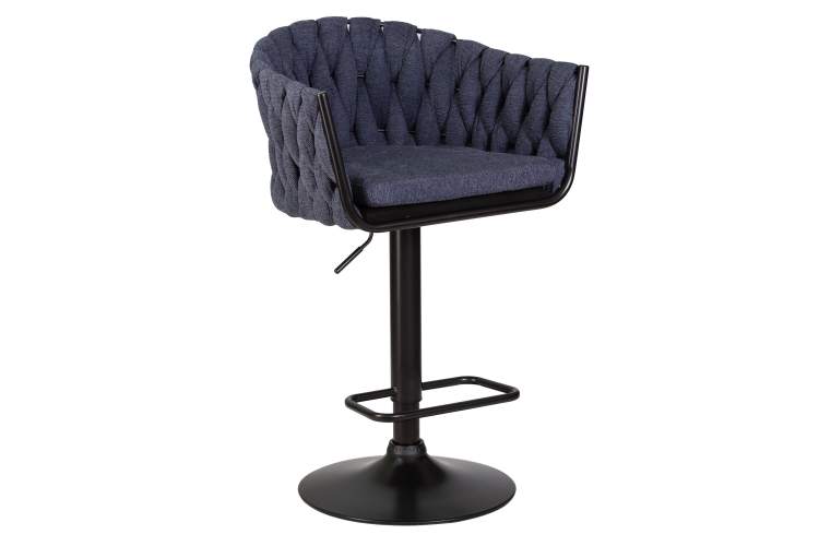 Набор 2 шт Стул барный DOBRIN LEON, синяя ткань (LAR-275-29)-1