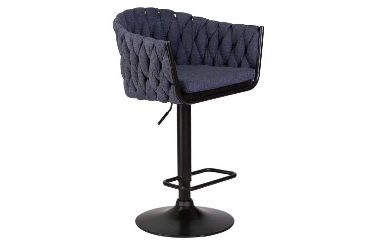 Набор 2 шт Стул барный DOBRIN LEON, синяя ткань (LAR-275-29)-2