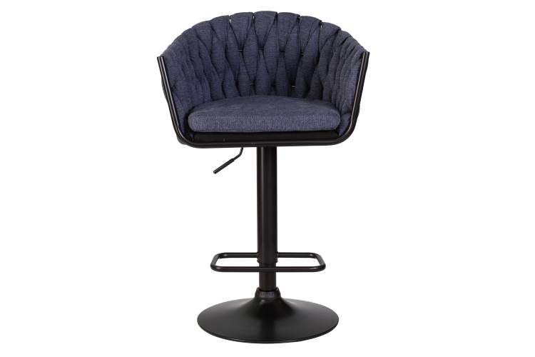 Набор 2 шт Стул барный DOBRIN LEON, синяя ткань (LAR-275-29)-6