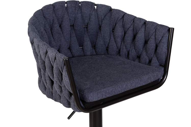 Набор 2 шт Стул барный DOBRIN LEON, синяя ткань (LAR-275-29)-7