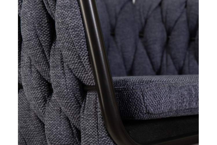 Набор 2 шт Стул барный DOBRIN LEON, синяя ткань (LAR-275-29)-8