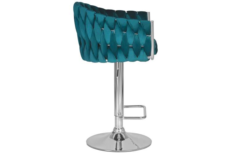 Набор 2 шт Стул барный DOBRIN MARCEL, морской волны велюр (MJ9-99)-3