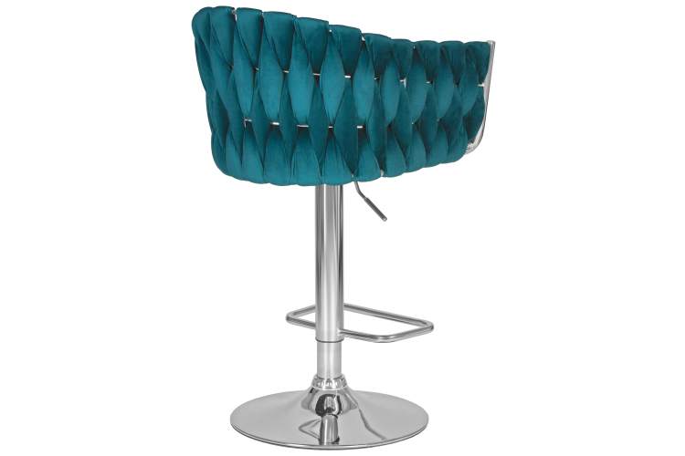 Набор 2 шт Стул барный DOBRIN MARCEL, морской волны велюр (MJ9-99)-4