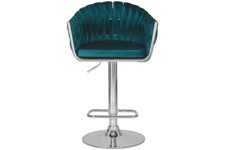 Набор 2 шт Стул барный DOBRIN MARCEL, морской волны велюр (MJ9-99)-6