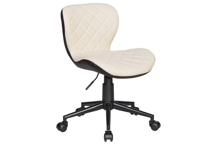 Набор 2 шт Офисное кресло для персонала DOBRIN RORY, кремово-коричневый-2