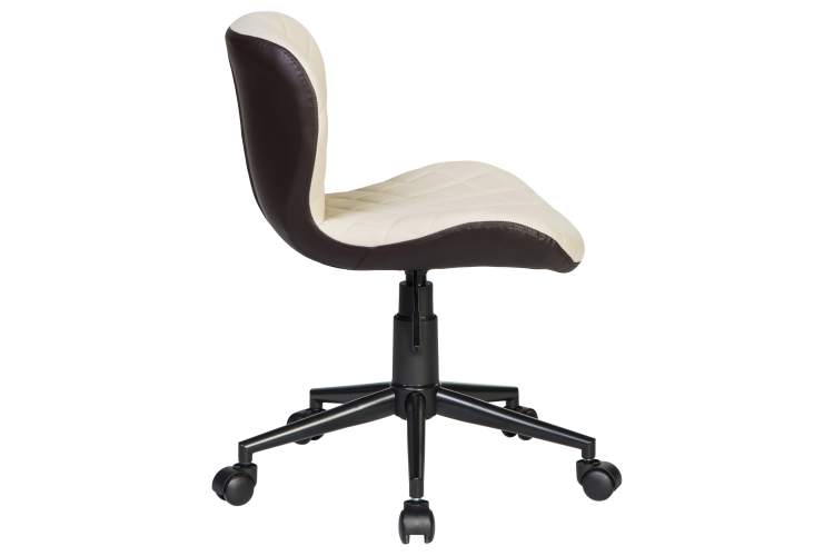 Набор 2 шт Офисное кресло для персонала DOBRIN RORY, кремово-коричневый-3