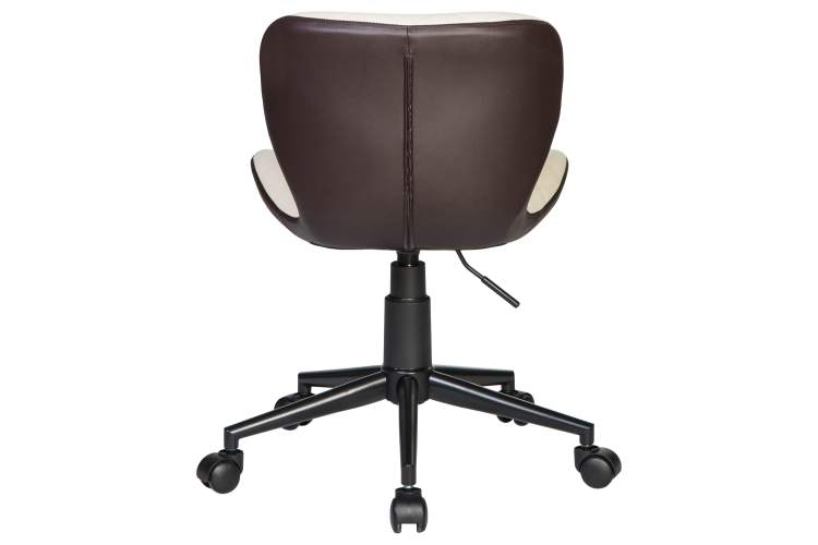 Набор 2 шт Офисное кресло для персонала DOBRIN RORY, кремово-коричневый-4
