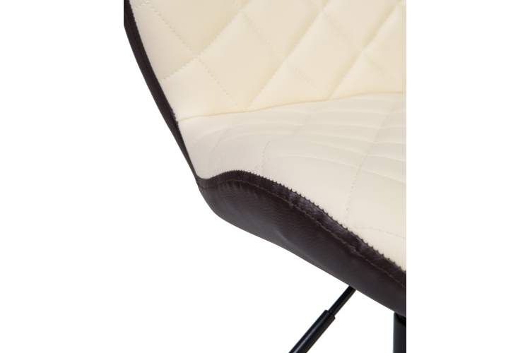 Набор 2 шт Офисное кресло для персонала DOBRIN RORY, кремово-коричневый-8