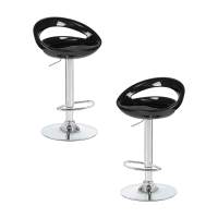 Набор 2 шт Стул барный DOBRIN DISCO, чёрный
