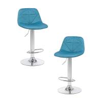 Набор 2 шт Стул барный DOBRIN DINA, синий