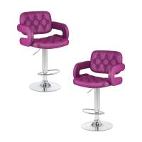 Набор 2 шт Стул барный DOBRIN TIESTO, фиолетовый