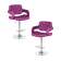 Набор 2 шт Стул барный DOBRIN TIESTO, фиолетовый