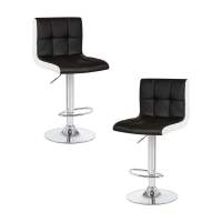 Набор 2 шт Стул барный DOBRIN CANDY, чёрно-белый