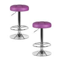 Набор 2 шт Табурет барный DOBRIN BRUNO, фиолетовый