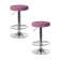 Набор 2 шт Табурет барный DOBRIN BRUNO, пудрово-сиреневый велюр (MJ9-52)